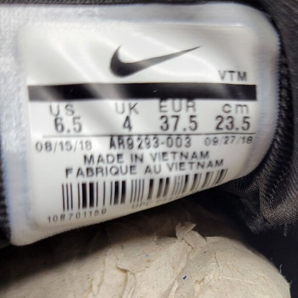 Nike Air Max 720 Womens Size 6.5 Shoes Sneakers AR9293-003 Black-Anthracite - Picture 4 of 16